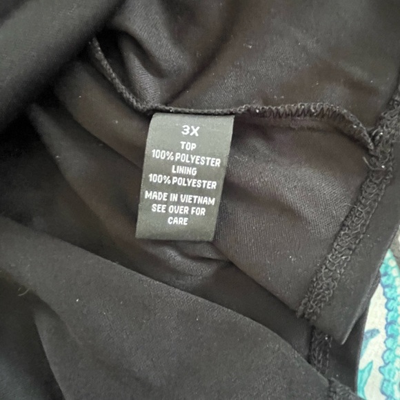 AB Studio Sleeveless Patterned Ruffle Detailed Blouse Women’s Size 3X - Picture 11 of 16